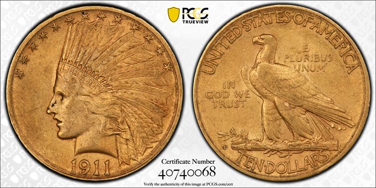 Cert 40740068 - Coin Image