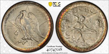 1935 50C Texas MS68