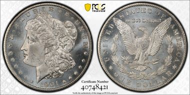 1901-O $1 MS66