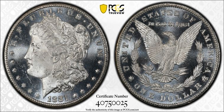 Cert 40750025 - Coin Image