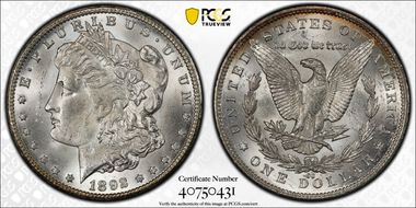 1892-CC $1 MS63