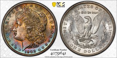 1902 $1 MS66+