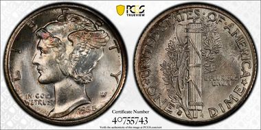 1935-S 10C MS66FB