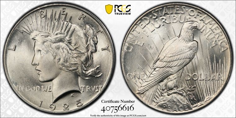 Cert 40756616 - Coin Image