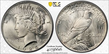 1925 $1 MS66+