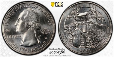 2020-W 25C Weir Farm NP V75 MS67