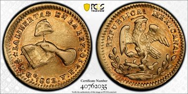 1862/1-Go YE 1/2 Esc KM-378.4 AU55