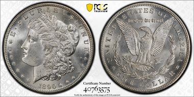 1890-CC $1 MS65+