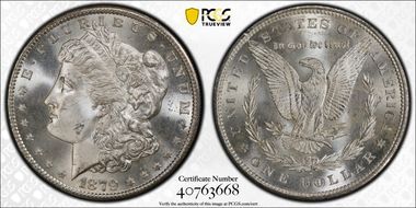 1879-S $1 MS67