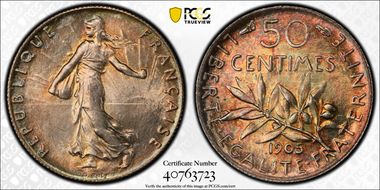 1905 50C Gad-420 F-190 MS66