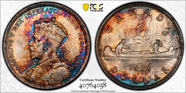 1935 S$1 MS65