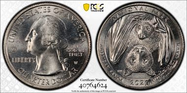 2020-W 25C American Samoa NP V75 MS66