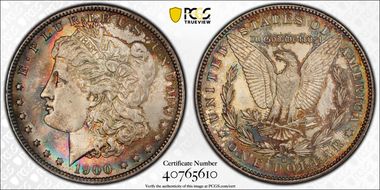 1900-O/CC $1 MS64+