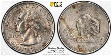 2005-D 25C Kansas N1