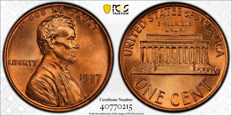 Cert 40770215 - Coin Image