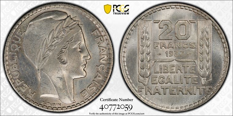 Cert 40772059 - Coin Image