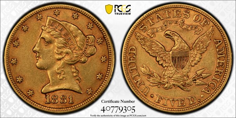 Cert 40779305 - Coin Image