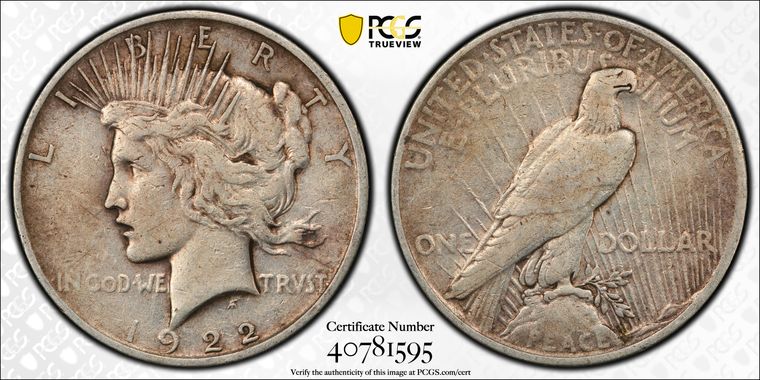 Cert 40781595 - Coin Image