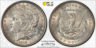 1889 $1 MS62