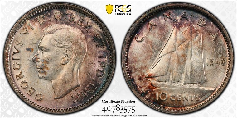 Cert 40783575 - Coin Image