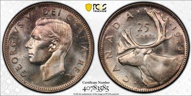 1949 25C MS65