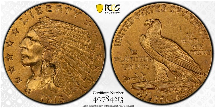 Cert 40784213 - Coin Image