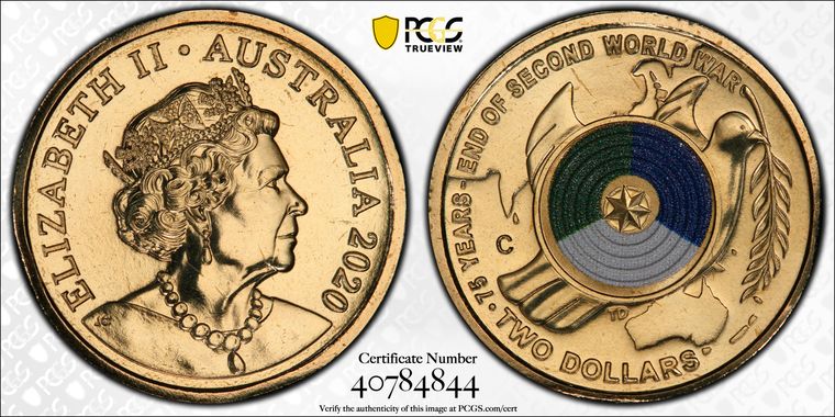 Cert 40784844 - Coin Image