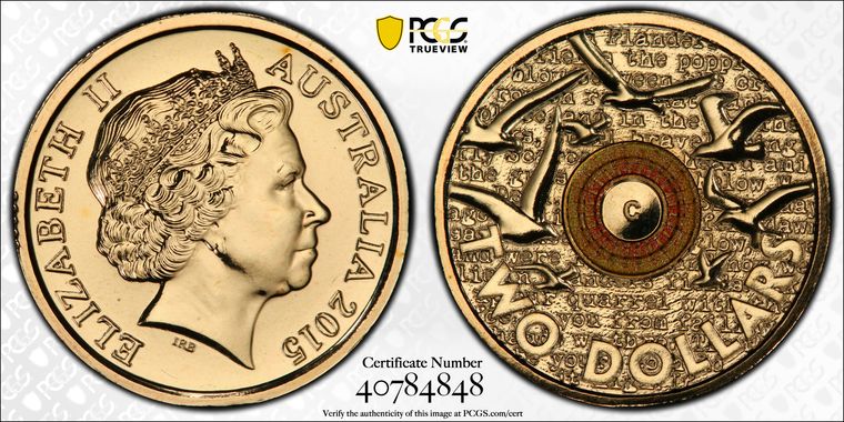 Cert 40784848 - Coin Image