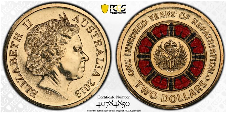 Cert 40784850 - Coin Image