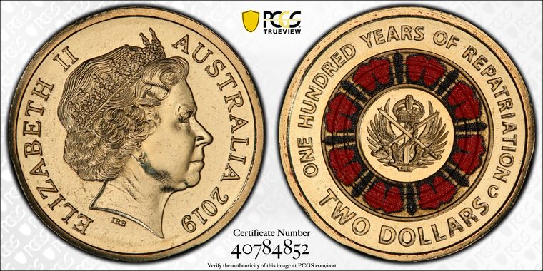 Cert 40784852 - Coin Image