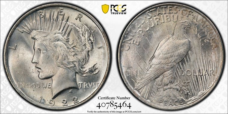 Cert 40785464 - Coin Image