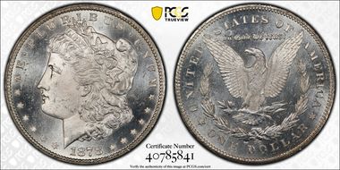 1878-CC $1 MS63PL
