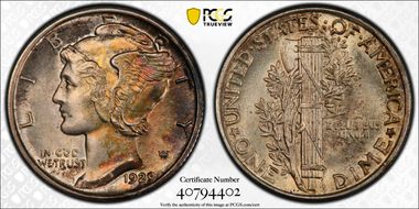 1929 10C MS64FB