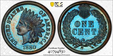 1880 1C PR65BN