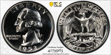 1953 25C DDO FS-101 PR65