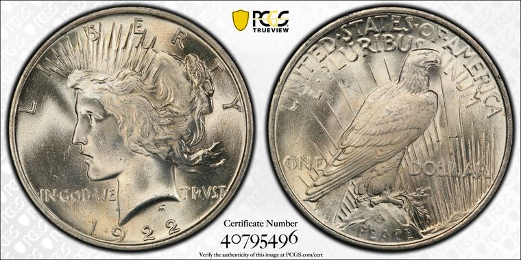 Cert 40795496 - Coin Image