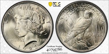 1923 $1 MS66+ 