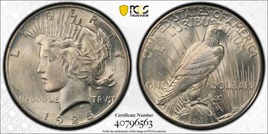 1925 $1 MS66