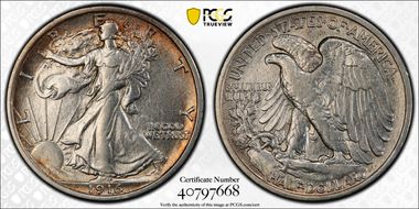 1916 50C AU50