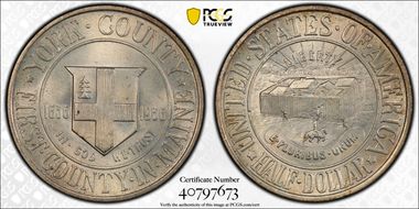 1936 50C York MS66