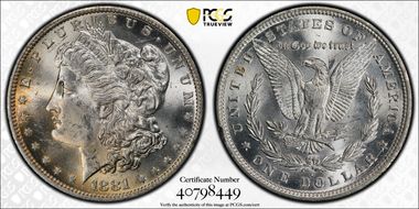 1881-O $1 MS64