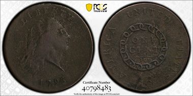 1793 1C Chain, America F15BN