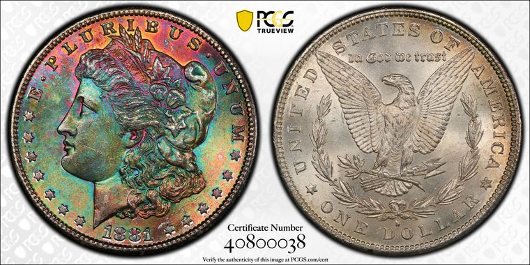 Cert 40800038 - Coin Image