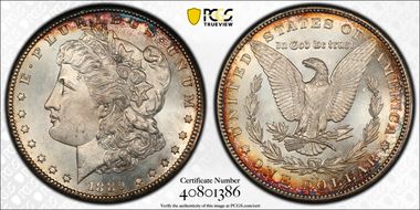 1889-CC $1 MS65+