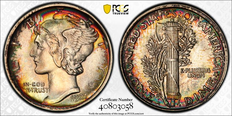 Cert 40803058 - Coin Image