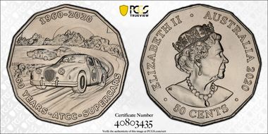 2020 50C 60th Ann ATCC- Supercars MS68