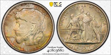 1936 50C Elgin MS67+