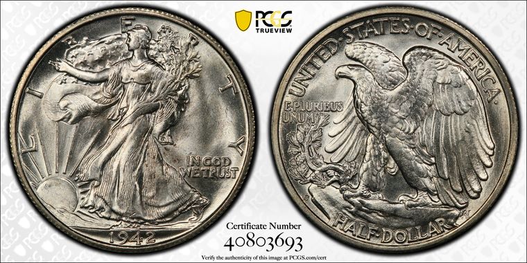 Cert 40803693 - Coin Image