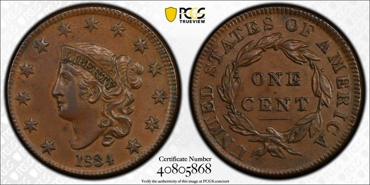 Cert 40805868 - Coin Image