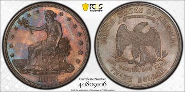 1873 T$1 Trade MS66